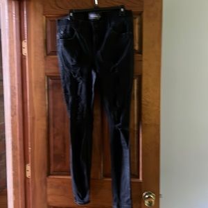 Skinny jeans, black , size 14 tall